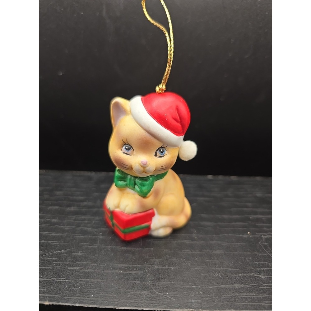 J.S.N.Y. Porcelain CHRISTMAS Ornament BELL ~ Angel Holdinga Basket Ball,‎ Taiwan